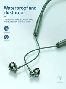 1 件黑色时尚蓝牙运动无线耳机 - 黑色 - 查看 6