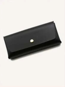 Hombres Gafas de moda sin montura de lentes de ombré - Azul - Ver 5