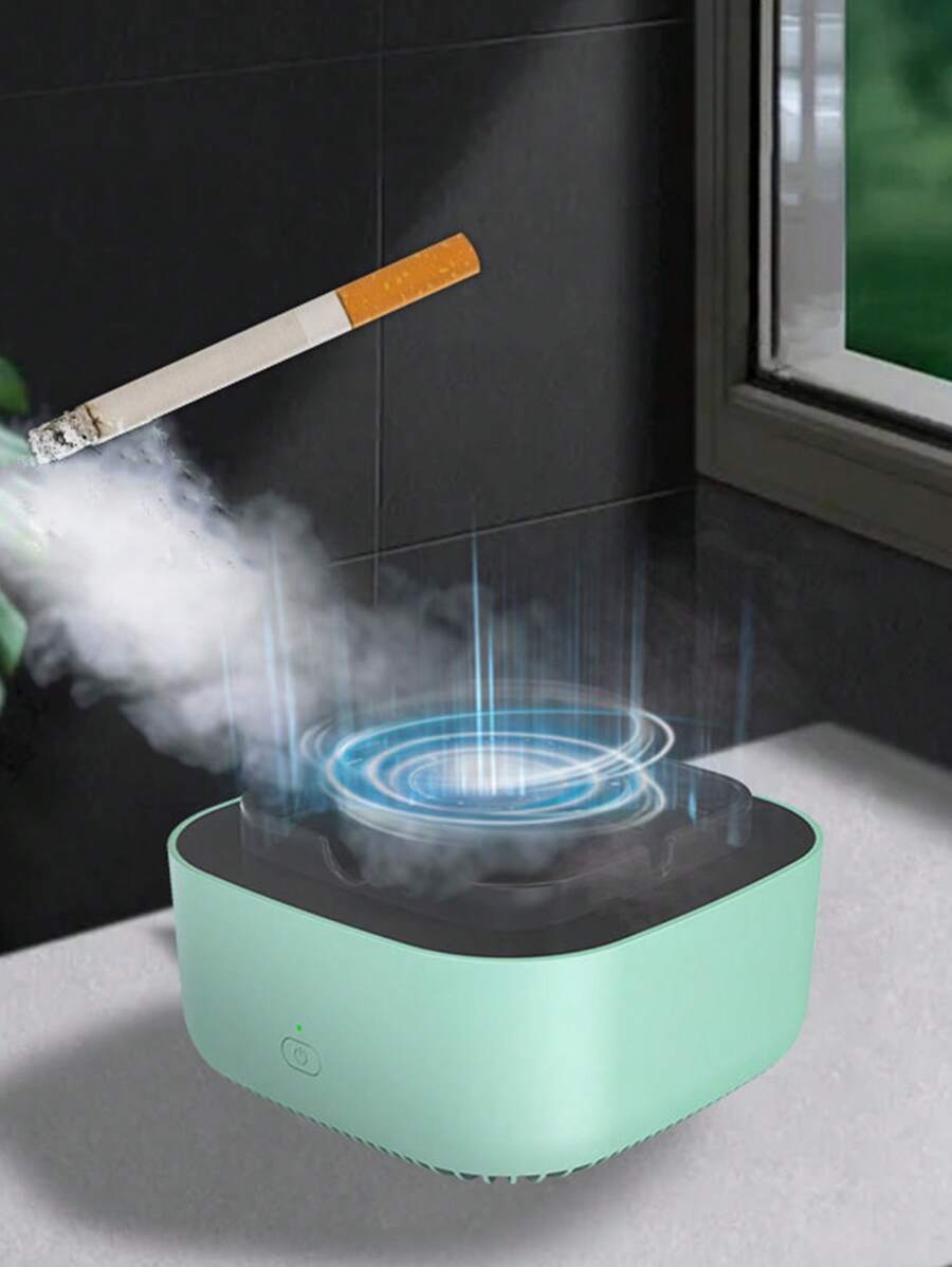 1pc Two Tone Ashtray - Green - View 1