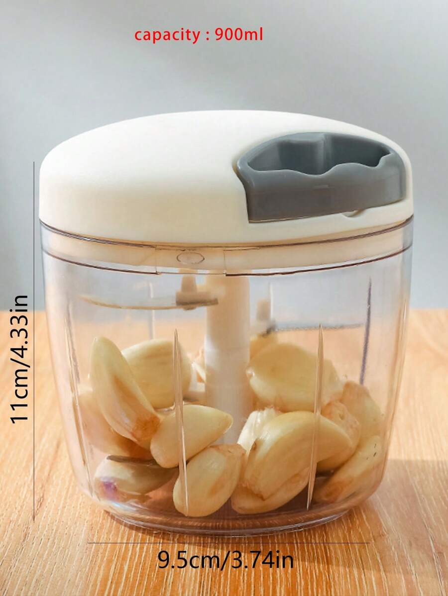 1pc 900ml Kitchen Hand Pull Food Processor,Manual String Vegetable