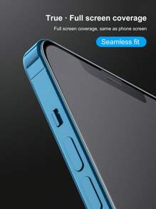 1pc Frosted Anti-fall Screen Protection Tempered Film Compatible With iPhone 15/15Pro/15Plus/15Promax, Private Screen Protector