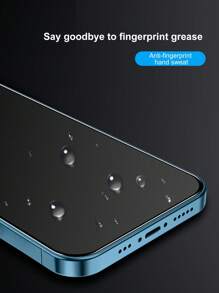 1pc Frosted Anti-fall Screen Protection Tempered Film Compatible With iPhone 15/15Pro/15Plus/15Promax, Private Screen Protector