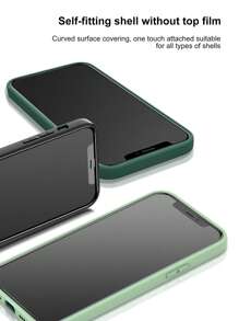 1pc Frosted Anti-fall Screen Protection Tempered Film Compatible With iPhone 15/15Pro/15Plus/15Promax, Private Screen Protector