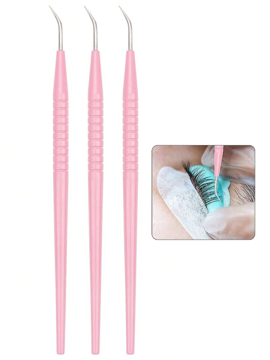 MyAoKuE-Up 1pc Eyelash Perm Lifting Tools Metal Clean Up Rods Beauty Makeup Lamination Eyelashes Separating Tool Lash Extension Supplies
