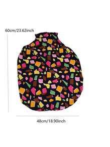Geometric Pattern Travel Luggage Cover Protective Suitcase Cover For 18 To 20 Inch Bag For School School Accessories School Stuff - Multicolor - View 3