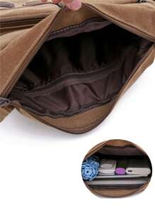 新款帆布男女通用邮差包单肩包休闲户外运动旅行徒步斜挎包，手提包书包单肩包运动包高中大学生旅行学院侧包方形包节日旅行必备品夏季男朋友礼物男士礼物男士单肩包男士包斜挎包侧包返校学生学校用品秋季男士包圆筒包老款万圣节圣诞节