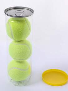 3pcs Rubber Table Tennis Ball - Yellow - View 2