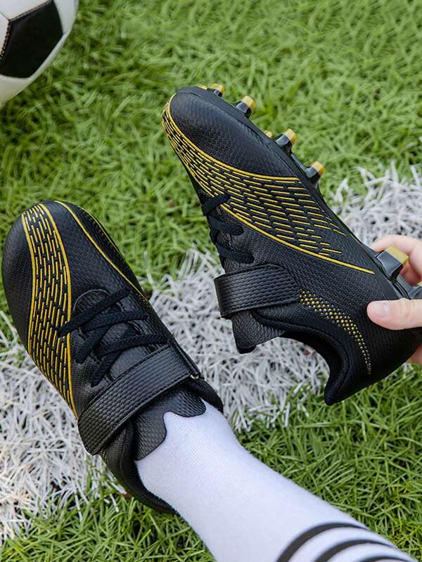 1 paar Sport Kinderen Sneakers , Geometrisch patroon Klittenbandsluiting Buitenshuis Amerikaans voetbal
