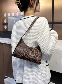 Small Bag Leopard Print Fashionable - Multicolor - View 4