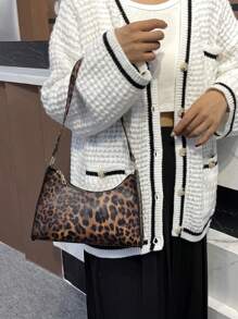 Small Bag Leopard Print Fashionable - Multicolor - View 7