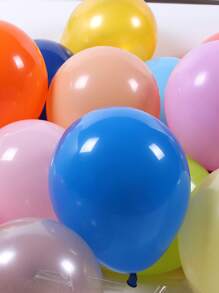 100 bóng bay kim loại đủ màu, bóng bay cao su trang trí tiệc - Nhiều màu - Xem 3