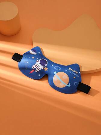 1 bucă Astronaut & Slogan Graphic Eye Cover