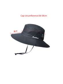 1 Phụ Nữ Chữ Thêu Có Thể Điều Chỉnh Thường Ngày Nón Cho Cuộc Sống Hàng Ngày - màu đen - Xem 3