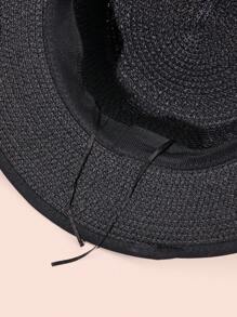 Nữ Thư & Kim Cương Giả Trang Trí Chống Nắng Cổ Nón Cho Du Lịch Ngoài Trời - màu đen - Xem 2