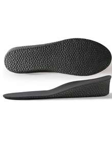 1 đôi Đế Tăng Chiều Cao, Đế Màu Đen Thời Trang Cho Giày Thể Thao - màu đen - Xem 1