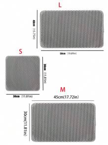 1 pieza Estera para gato impermeable para gato para limpieza - Gris - Ver 2