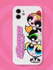 The Powerpuff Girls | ROMWE Ốp lưng điện thoại ốp lưng điện thoại - trắng - Xem 1