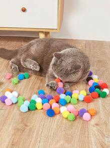 30 quả bóng thiết kế đồ chơi trêu ghẹo mèo ngẫu nhiên cho mèo để tương tác - Nhiều màu - Xem 2