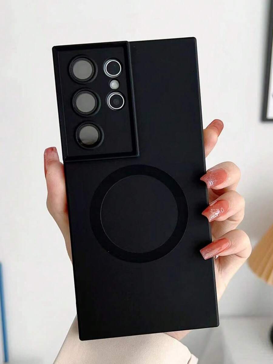 Magnetic Solid Color Anti-fall Anti-yellow Phone Case