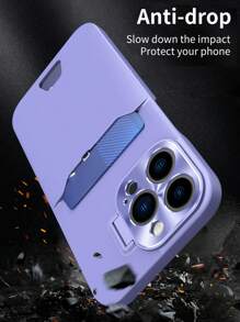 素色插卡槽手機殼