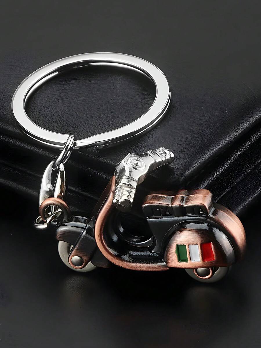 1 Máy Tính Sáng Tạo Kim Loại Xe Điện Thiết Kế Móc Khóa Chìa Khóa Ô Tô Tặng Với Mô Phỏng Xe Máy Điện Móc Khóa - Nhiều màu - Xem 1