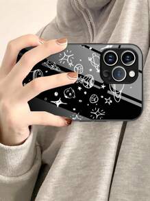 Bottle Pattern Glass Phone Case,International Version, Not The Domestic Version - Multicolor - View 5