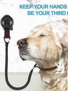 3 cái/bộ Dây Xích Cố Định Thú Cưng Cho Chó Đi Tắm - màu đen - Xem 1
