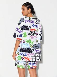 FREAK CITY Áo thun In nghệ thuật pop Giải trí - Nhiều màu - Xem 2