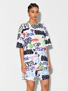 FREAK CITY Áo thun In nghệ thuật pop Giải trí - Nhiều màu - Xem 5