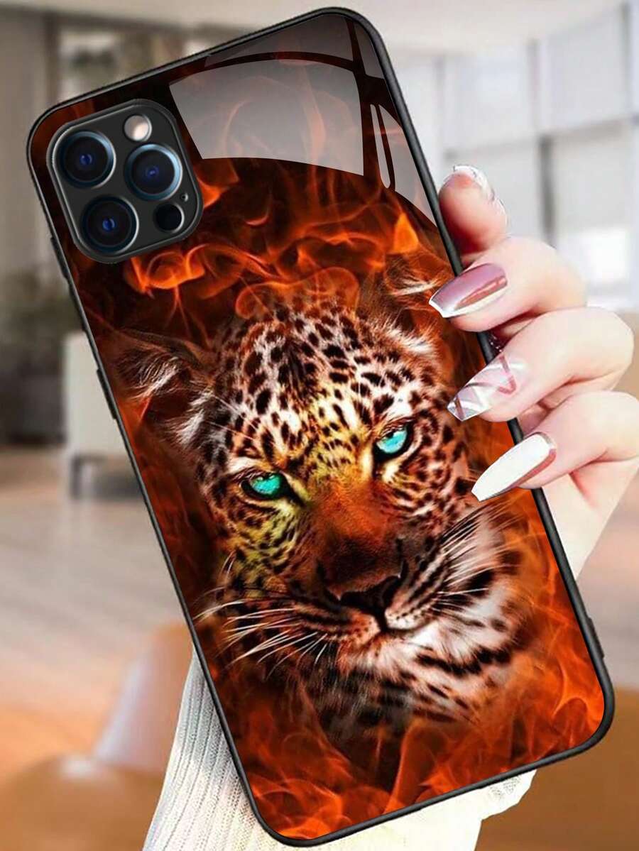 Vỏ điện thoại họa tiết da báo - Nhiều màu - Xem 1