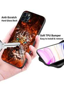 Vỏ điện thoại họa tiết da báo - Nhiều màu - Xem 3