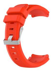 1 条 20 毫米 22 毫米表带兼容三星 Galaxy Watch 4 5 44 毫米 40 毫米 5 Pro Classic 42 46 毫米表带 Active 2 Gear S3 硅胶手链智能手表表带配件 - 橘色 - 查看 4