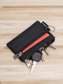 Pequeno Porta-cartões portátil, porta-chaves, bolsa de moedas com padrão, presente para professores, carteira de chaveiro