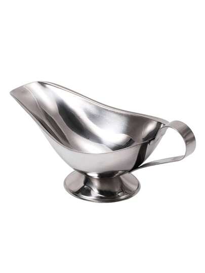 1pc Stainless Steel Sauce Dish, Minimalist Plain Sauce Dish For Home School Supplies,Christmas Gift