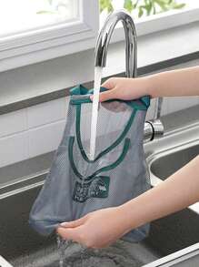 1 Đồng Màu Túi Bảo Quản Nhà Bếp Tối Giản Chữ Miếng Dán Trang Trí Treo Túi Bảo Quản Cho Nhà Bếp - màu xanh lá - Xem 2