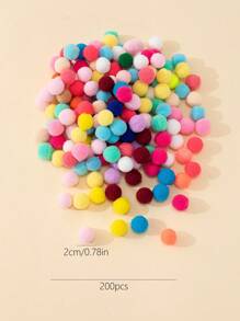 200 chiếc Polyester may trang trí, trang trí may màu hỗn hợp hiện đại cho gia đình - Nhiều màu - Xem 3