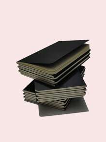 6入組素色筆記本 - 黑色 - 查看 7