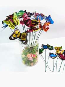 50 piezas Decoración en forma de mariposa - Multicolor - Ver 4