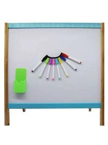 8pcs Mixed Color Marker Pen, Simple Easy To Use Erasable Permanent Marker For Office, School, Drawing, Writing - Multicolor - View 3