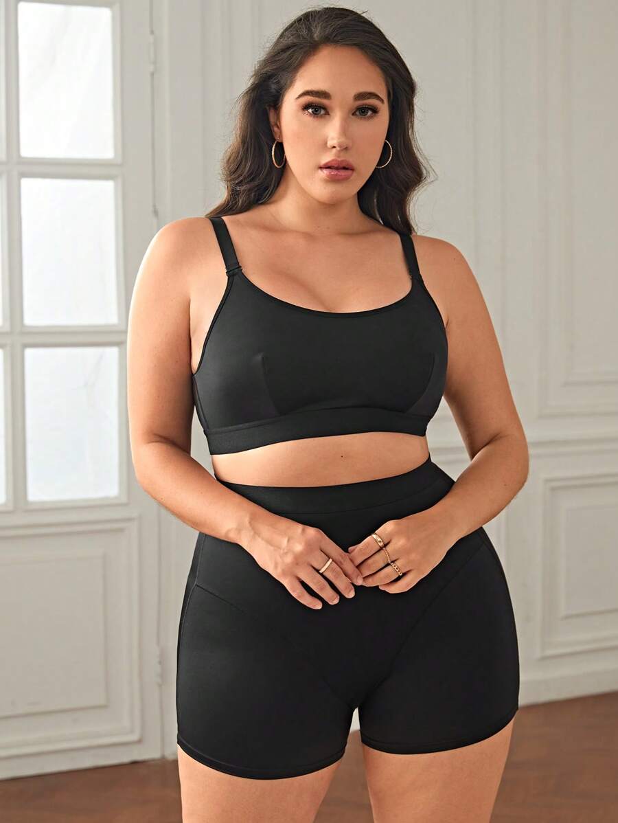 unicolor Faja Set - Negro - Ver 1