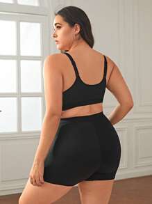 unicolor Faja Set - Negro - Ver 2