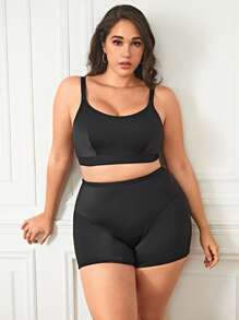 unicolor Faja Set - Negro - Ver 4