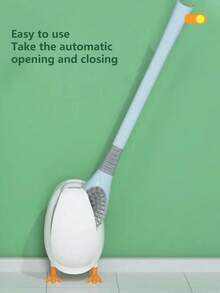 Bàn chải vệ sinh silicon 1 cái - trắng - Xem 3