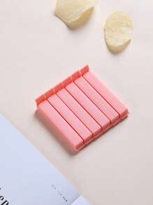 6 Cái/bộ Kẹp Niêm Phong Thực Phẩm Bằng Nhựa, Kẹp Niêm Phong Chắc Chắn Hiện Đại Cho Thực Phẩm Cho Gia Đình - Hồng - Xem 4