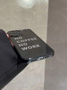 Slogan Graphic Phone Case - Multicolor - View 4