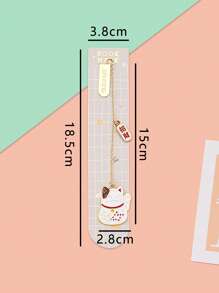 Lucky Fortune Cat Figure - Multicolor - View 2