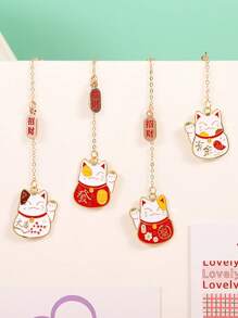 Lucky Fortune Cat Figure - Multicolor - View 3