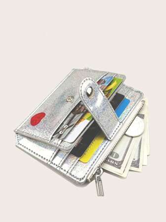 CUIKCA Cuore Dettaglio Motivo Metallico Leggero Portatile Carta Carta Impiegati Bianchi Per Donna Per Holay Per Anniversario Per Compleanno Regalo Accessori Regalo Regalo Regali Per Insegnanti Cuore Borsa Porta Licenza Porta Carte Porta Carte Portafoglio Porta Biglietti da Visita Porta Carte di Credito Porta Carte d'Identità Porta Carte Donna Per Donna Mini Portafoglio Porta Carte