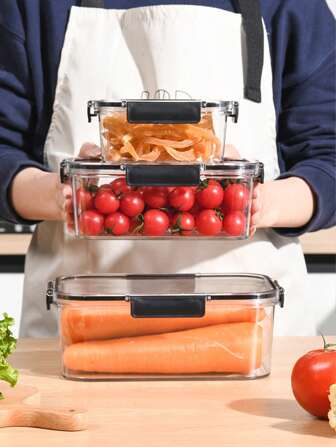 1入組透明食物儲藏盒