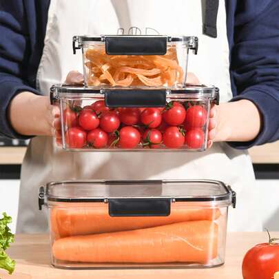 1入組透明食物儲藏盒